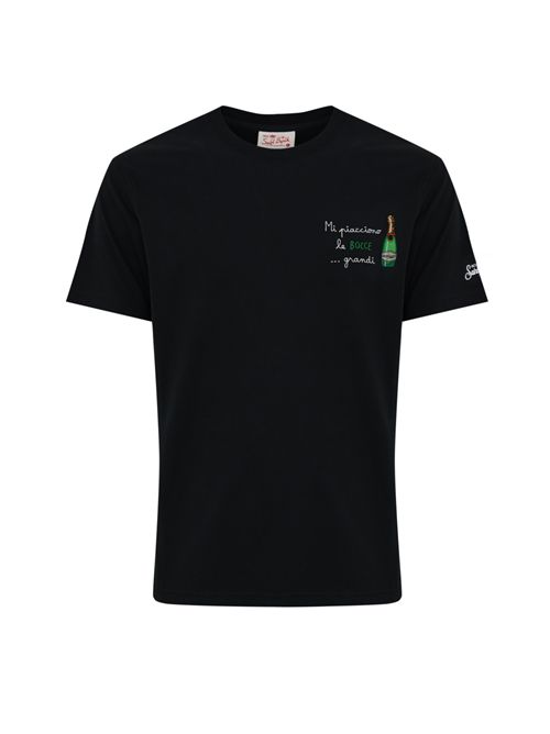 T-shirt Portofino in cotone con ricamo Bocce Grandi Mc2 Saint Barth | PORTOFINO00052H BOCCE GRANDI 00 EMB